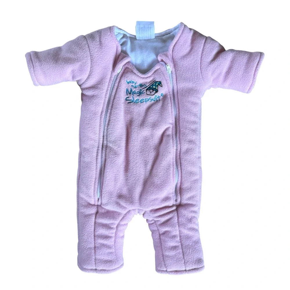 Baby Merlin's Magic Sleepsuit Pink Size‎ Small 3-6 Months 12-18 Lbs Swaddle